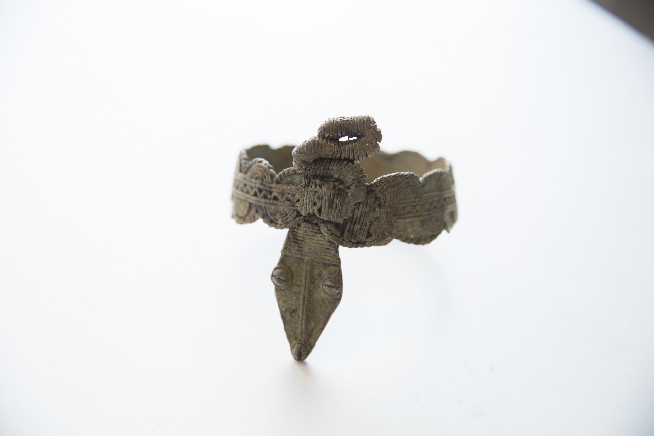 Vintage African Snake Cuff Arm Bracelet // ONH Item ab01675 Image 1