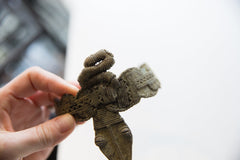 Vintage African Snake Cuff Arm Bracelet // ONH Item ab01675 Image 5