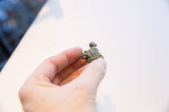 Vintage African Oxidized Turtle Pendant // ONH Item ab01741 Image 3