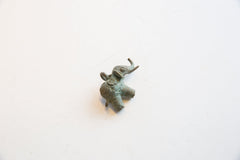 Vintage African Bronze Oxidized Elephant Pendant // ONH Item ab01806 Image 1