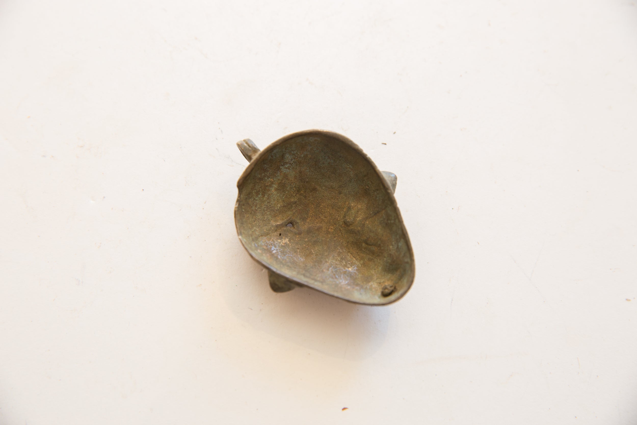 Vintage African Bronze Face Pendant // ONH Item ab01825 Image 1