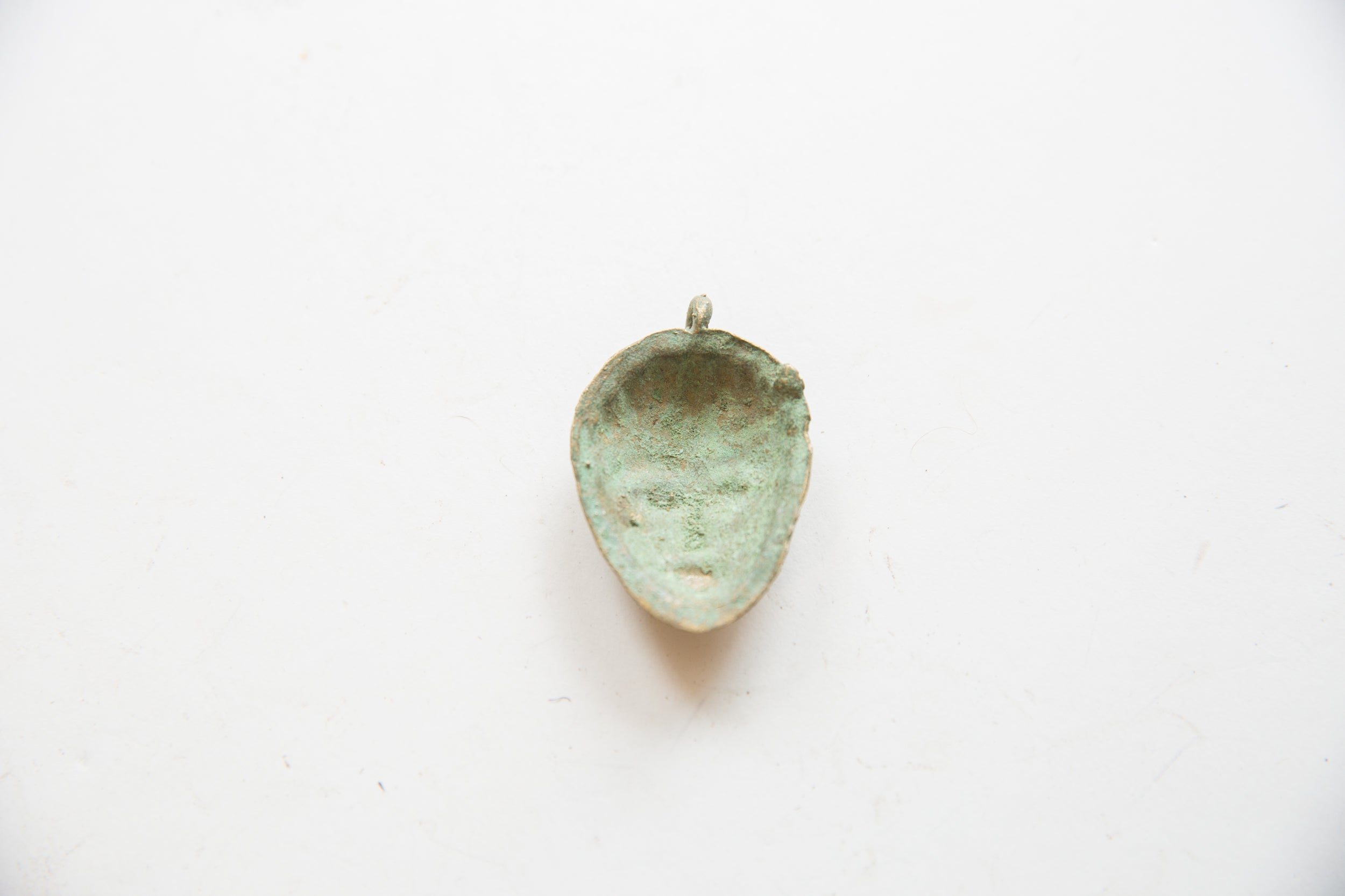 Vintage African Bronze Face Pendant // ONH Item ab01826 Image 1