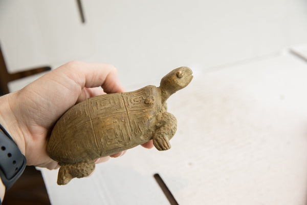 Vintage African Tortoise Sculpture // ONH Item ab01845 Image 6