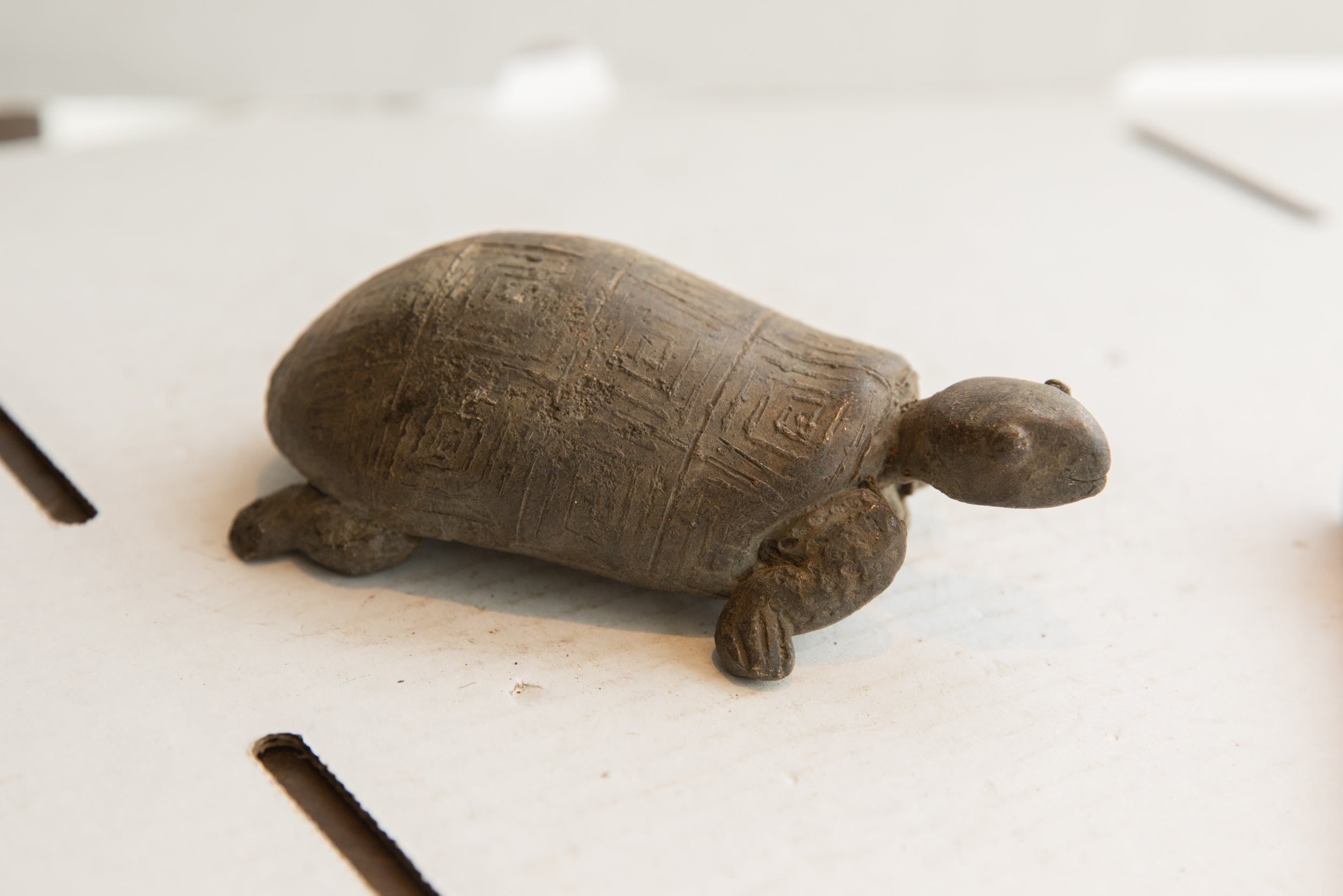 Vintage African Tortoise Sculpture // ONH Item ab01848 Image 1