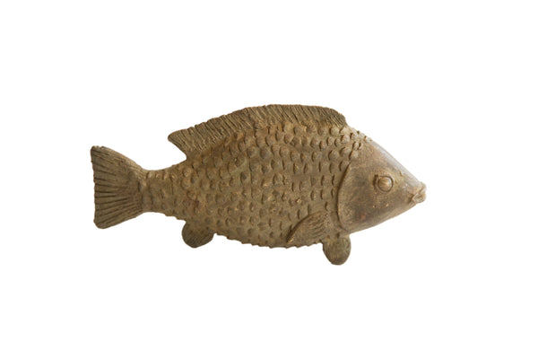 Vintage African Fish Sculpture // ONH Item ab01856