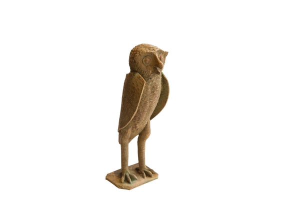 Vintage African Owl Sculpture // ONH Item ab01863