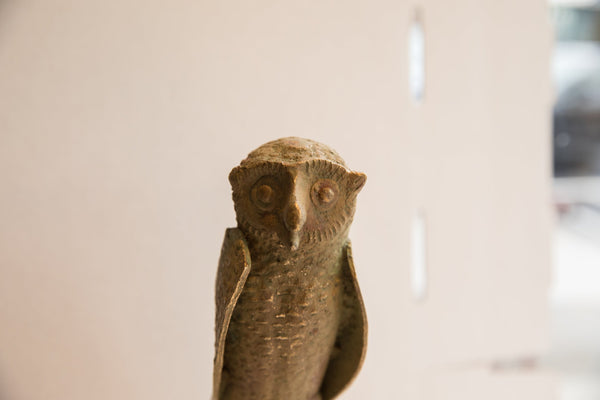 Vintage African Owl Sculpture // ONH Item ab01863 Image 2