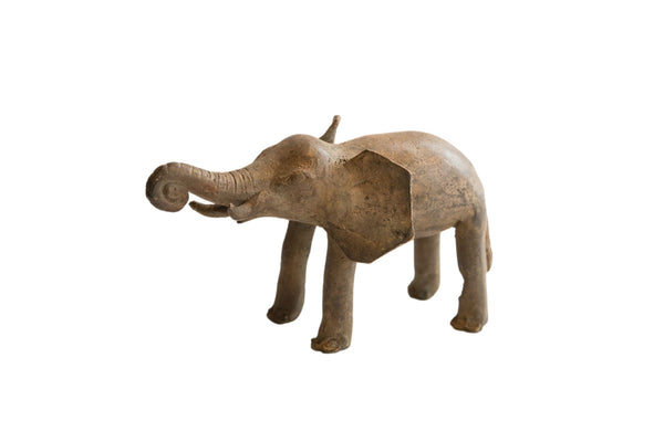 Vintage African Elephant Sculpture // ONH Item ab01900