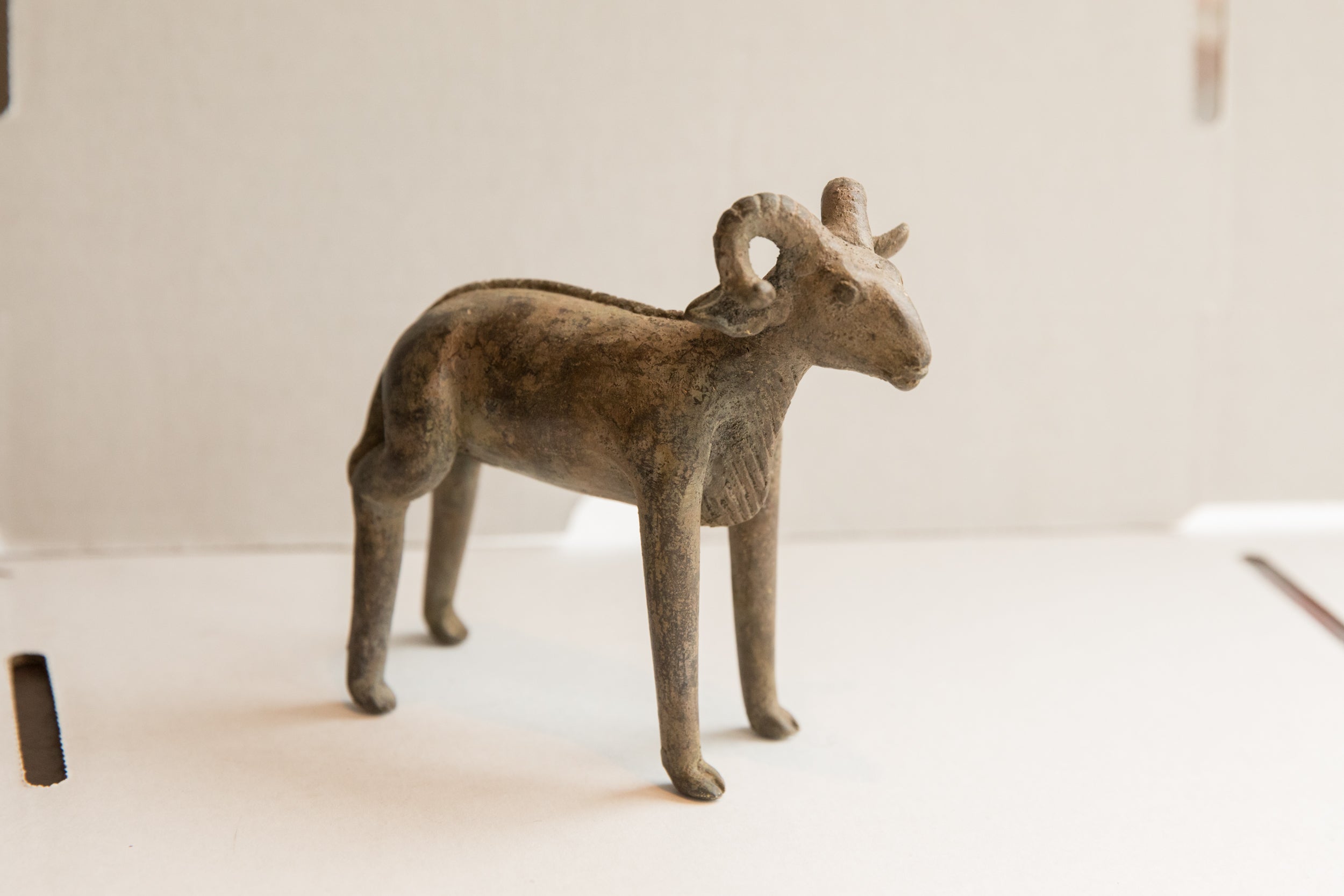 Vintage African Ram Sculpture // ONH Item ab01932 Image 1
