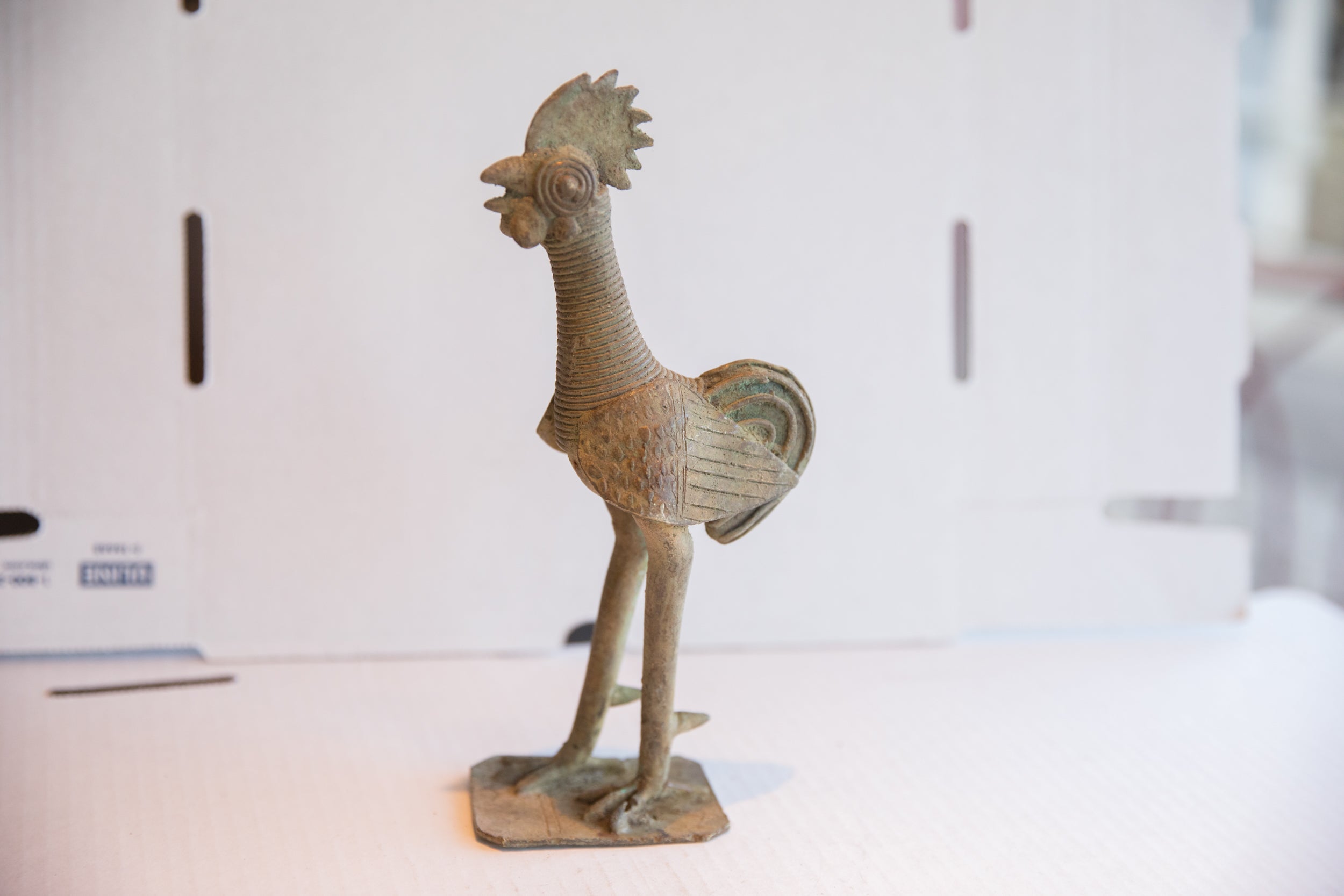 Vintage African Rooster Sculpture // ONH Item ab01970 Image 1