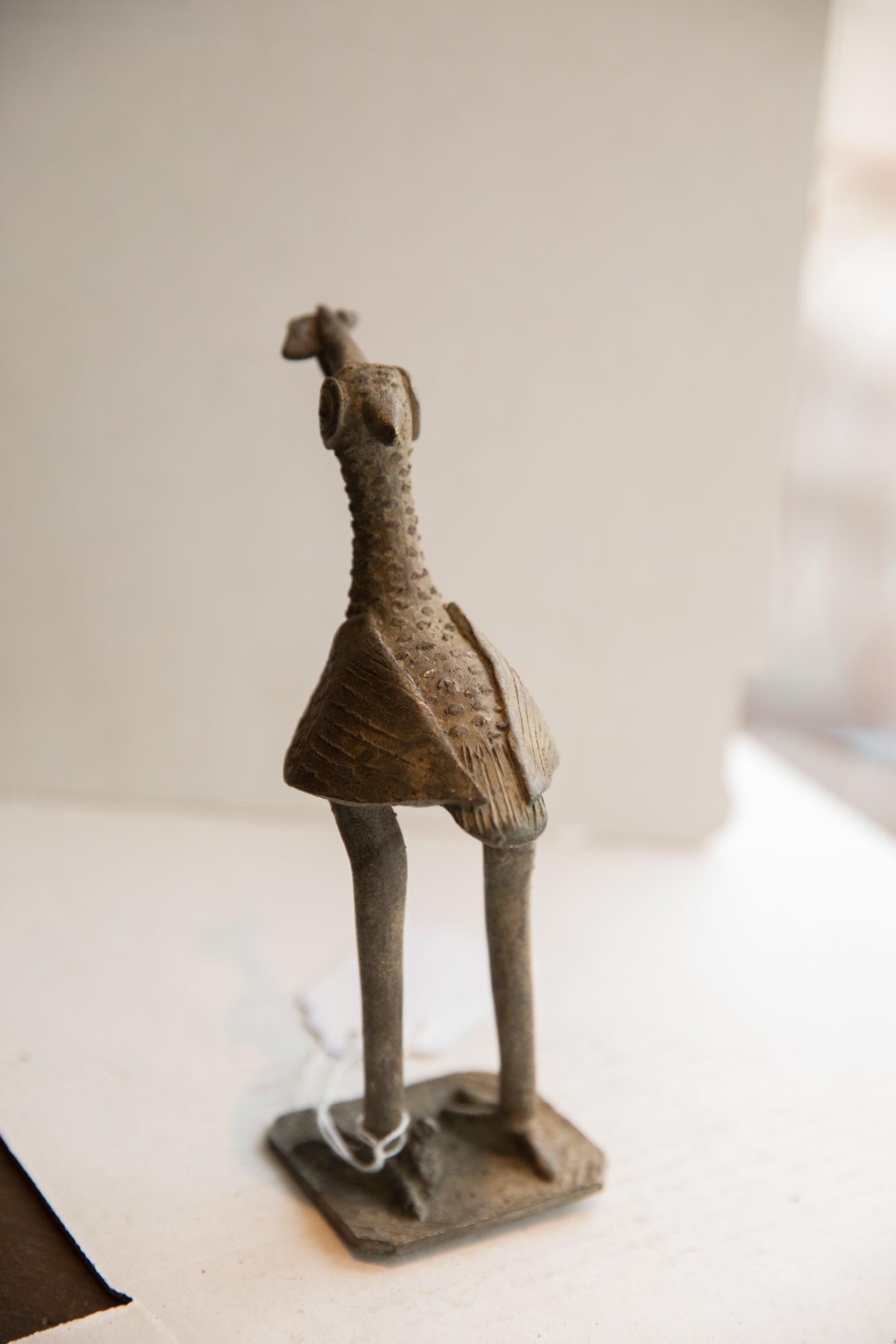 Vintage African Bird with Fish Sculpture // ONH Item ab01983, Image 1