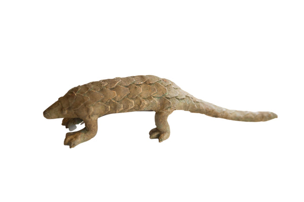 Vintage African Pangolin Sculpture // ONH Item ab01997
