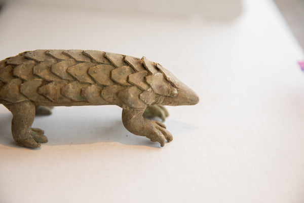 Vintage African Pangolin Sculpture // ONH Item ab01998 Image 4