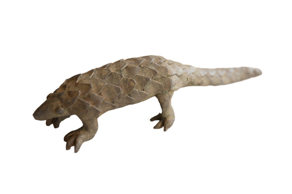 Vintage African Pangolin Sculpture // ONH Item ab01999
