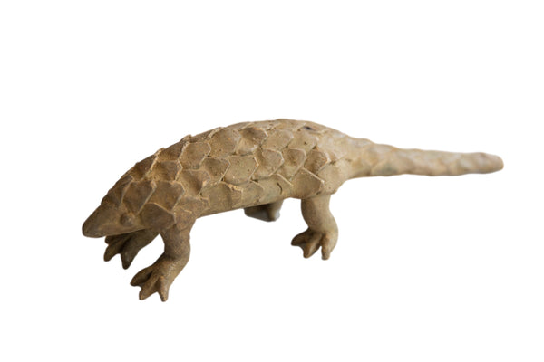Vintage African Pangolin Sculpture // ONH Item ab02001