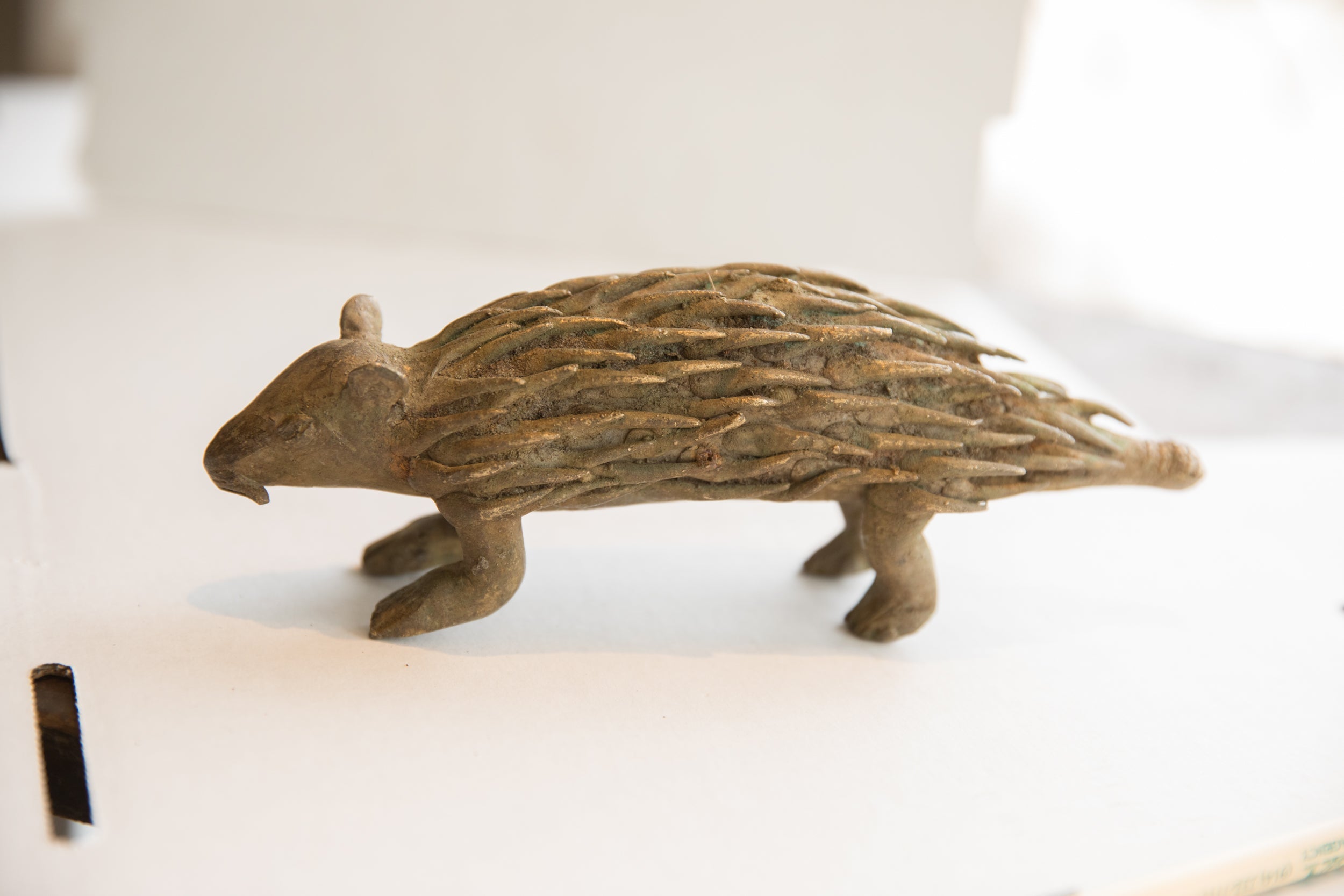 Vintage African Porcupine Sculpture // ONH Item ab02011 Image 1