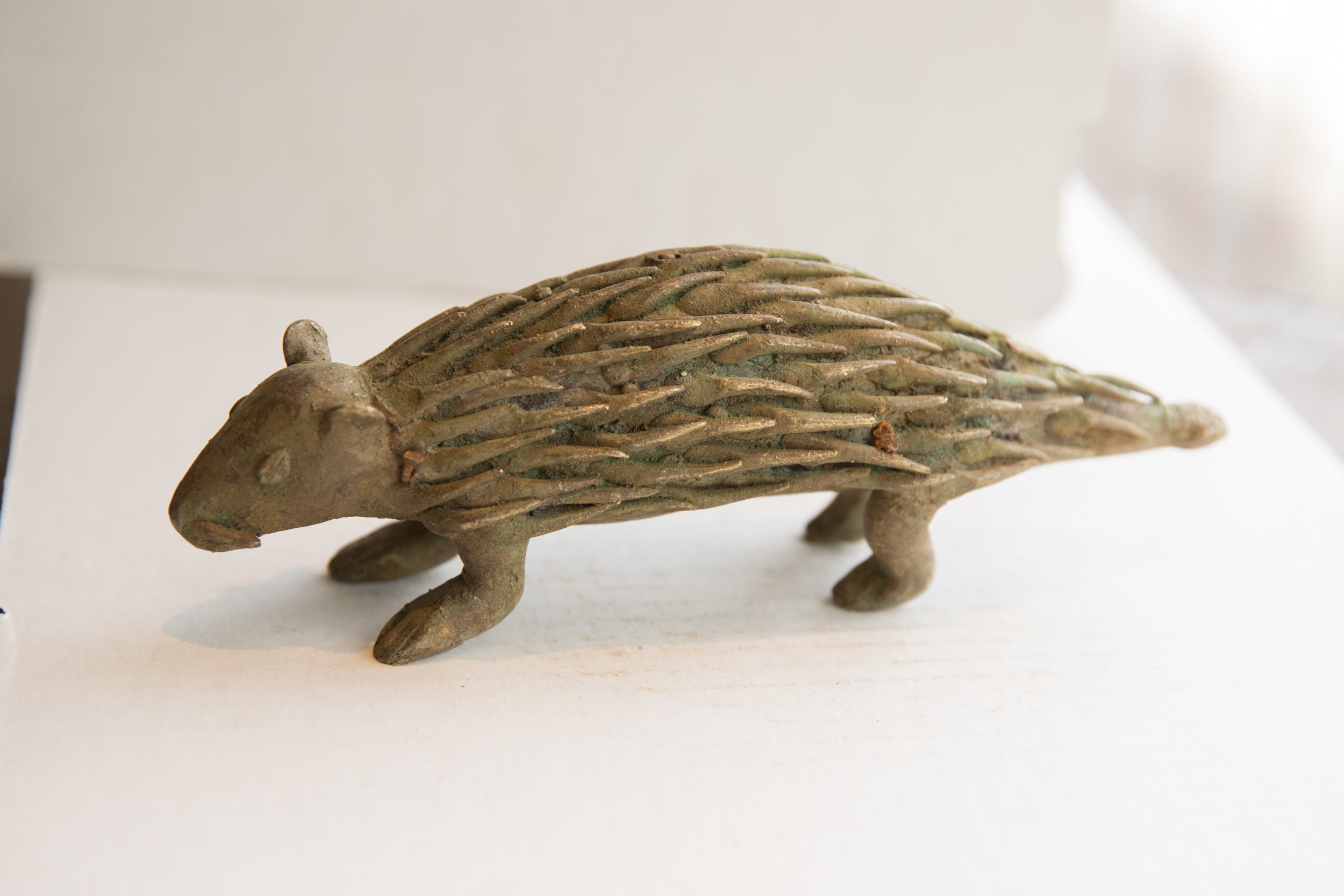 Vintage African Porcupine Sculpture // ONH Item ab02012 Image 1