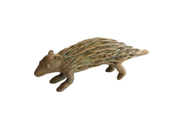 Vintage African Porcupine Sculpture // ONH Item ab02013