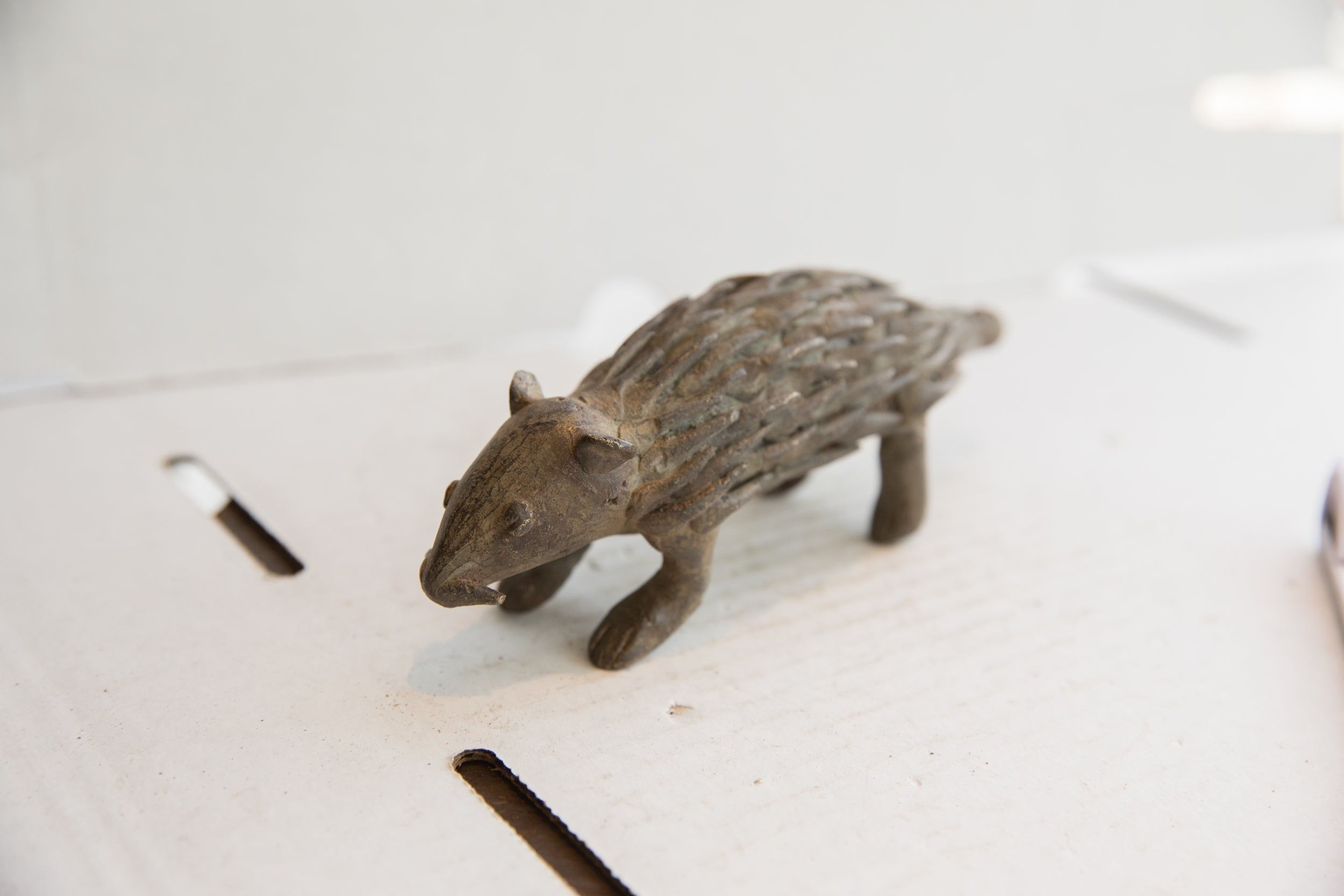 Vintage African Porcupine Sculpture // ONH Item ab02016 Image 1