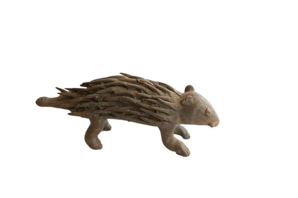 Vintage African Porcupine Sculpture // ONH Item ab02018