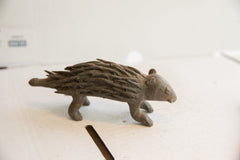 Vintage African Porcupine Sculpture // ONH Item ab02018 Image 1