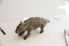 Vintage African Porcupine Sculpture // ONH Item ab02018 Image 2