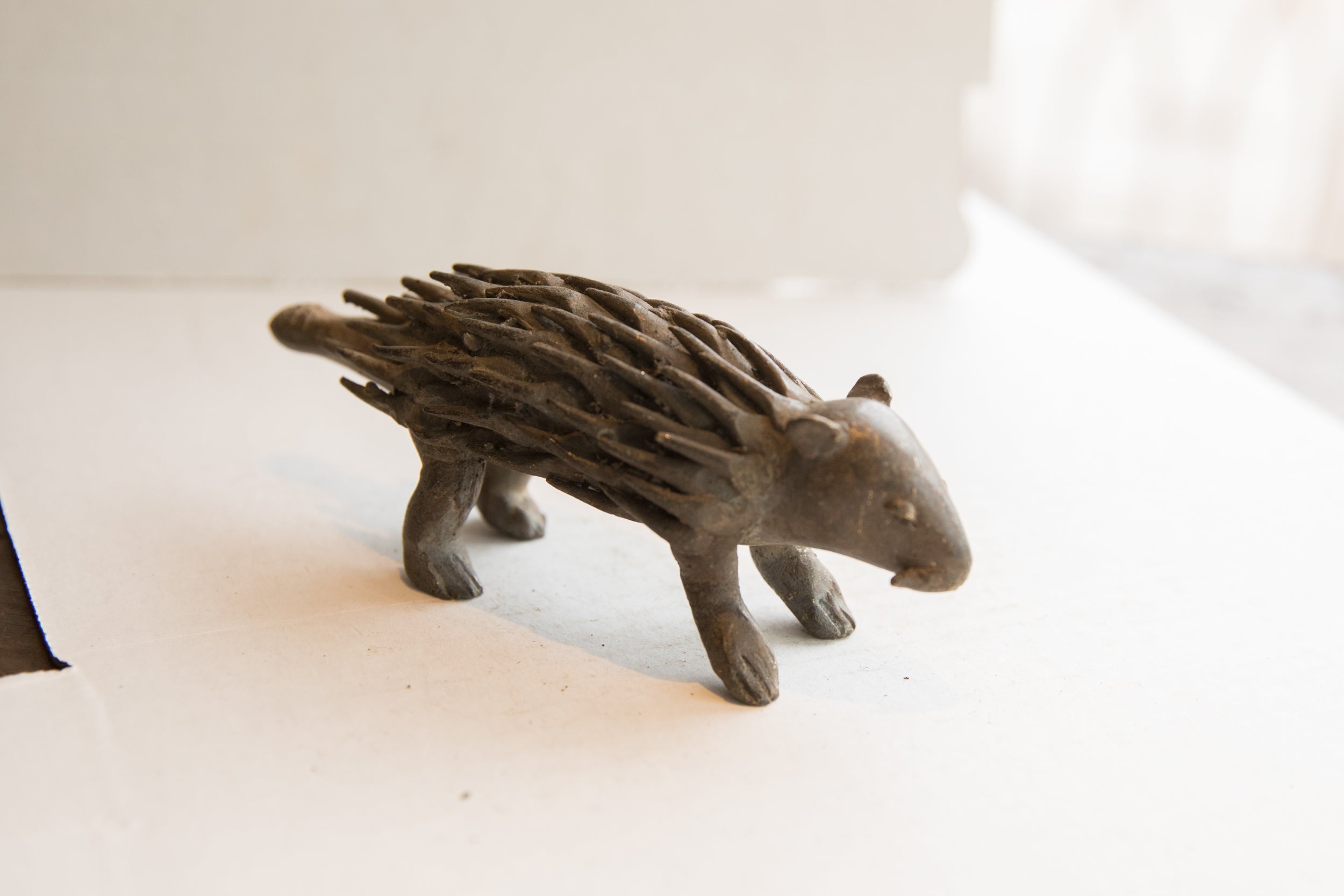 Vintage African Porcupine Sculpture // ONH Item ab02020 Image 1