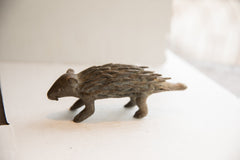 Vintage African Porcupine Sculpture // ONH Item ab02020 Image 2