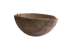 Antique African Hand Carved Wooden Bowl // ONH Item: ab02054