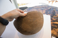 Antique African Hand Carved Wooden Bowl // ONH Item: ab02057, Image 4