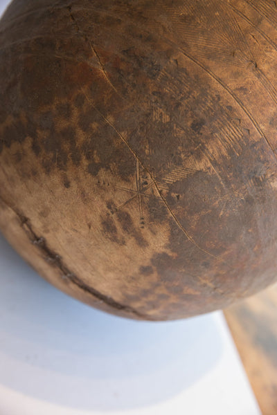 Antique African Hand Carved Wooden Bowl // ONH Item: ab02064, Image 4