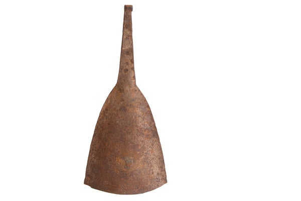Vintage African Yoruba Iron Bell // ONH Item: ab02081