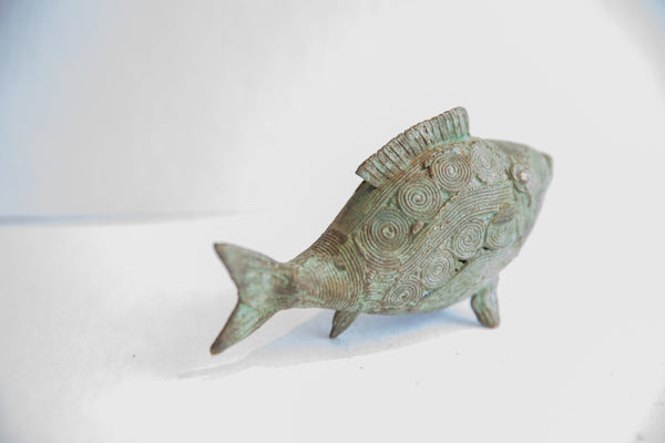 Vintage African Fish Casting // ONH Item: ab02121, Image 2