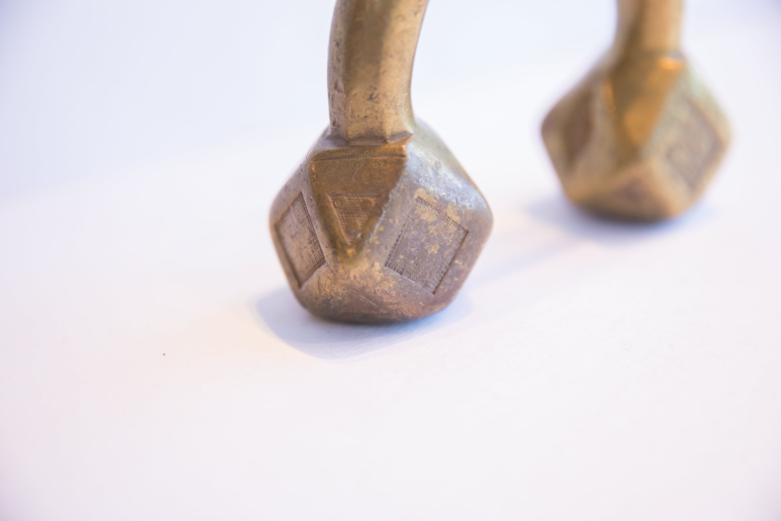 Antique African Geometric Base Cuff Bracelet // ONH Item: ab02130, Image 1