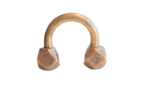 Antique African Geometric Base Cuff Bracelet // ONH Item: ab02131