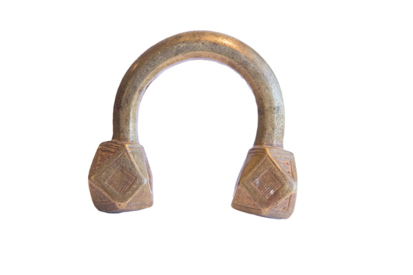 Antique African Geometric Base Cuff Bracelet // ONH Item: ab02132