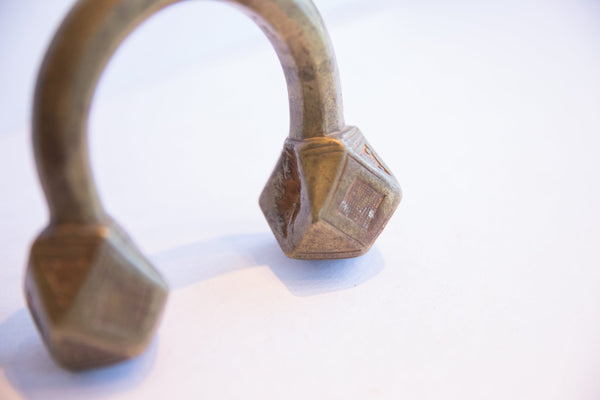 Antique African Geometric Base Cuff Bracelet // ONH Item: ab02132, Image 1