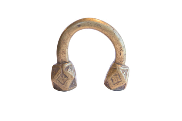 Antique African Geometric Base Cuff Bracelet // ONH Item: ab02133