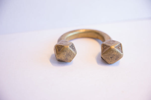 Antique African Geometric Base Cuff Bracelet // ONH Item: ab02133, Image 4