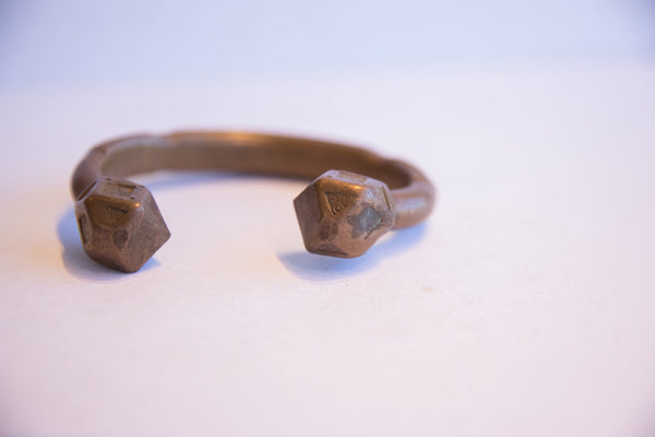Antique African Geometric Base Copper Cuff Bracelet // ONH Item: ab02134, Image 5