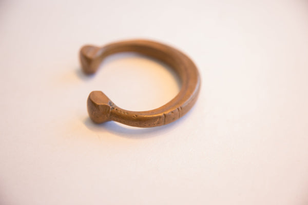Antique African Copper Snake Cuff Bracelet // ONH Item: ab02145, Image 3