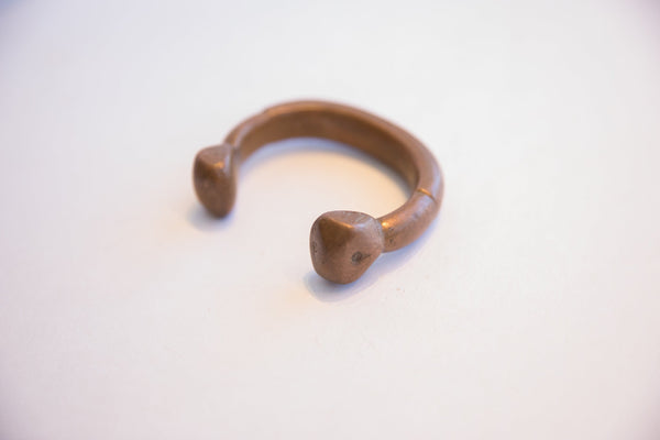 Antique African Copper Snake Cuff Bracelet // ONH Item: ab02148, Image 2