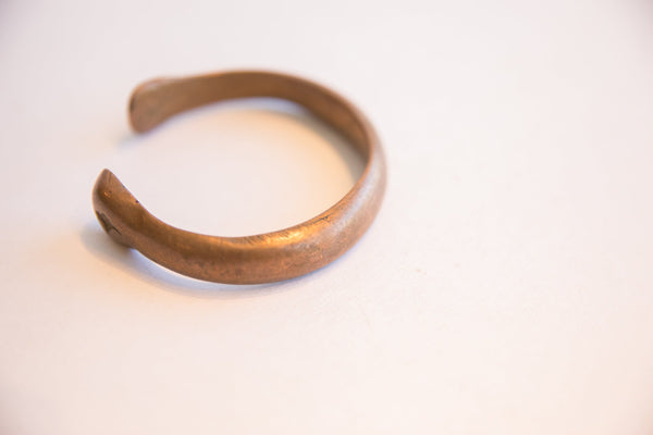 Antique African Copper Snake Cuff Bracelet // ONH Item: ab02160, Image 2