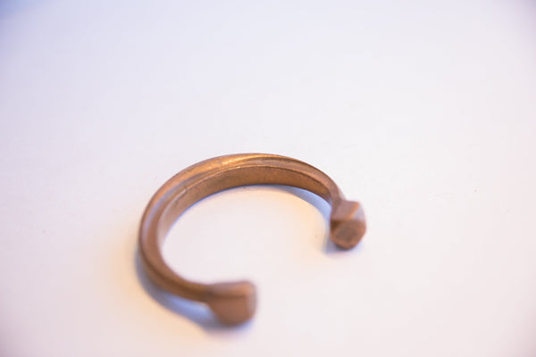 Antique African Copper Snake Cuff Bracelet // ONH Item: ab02161, Image 4
