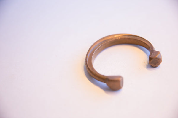 Antique African Copper Snake Cuff Bracelet // ONH Item: ab02161, Image 5