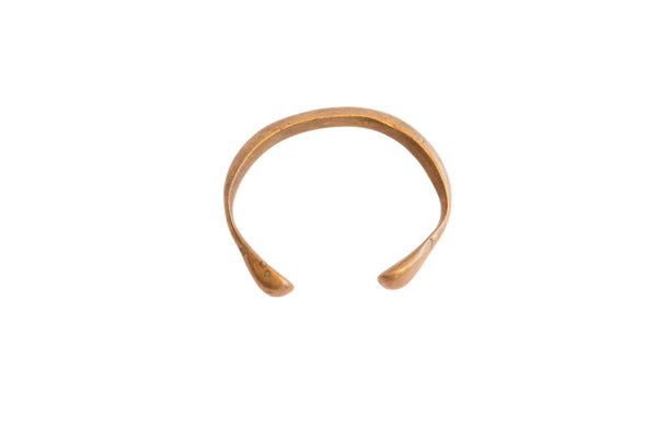 Antique African Bronze Snake Cuff Bracelet // ONH Item: ab02171