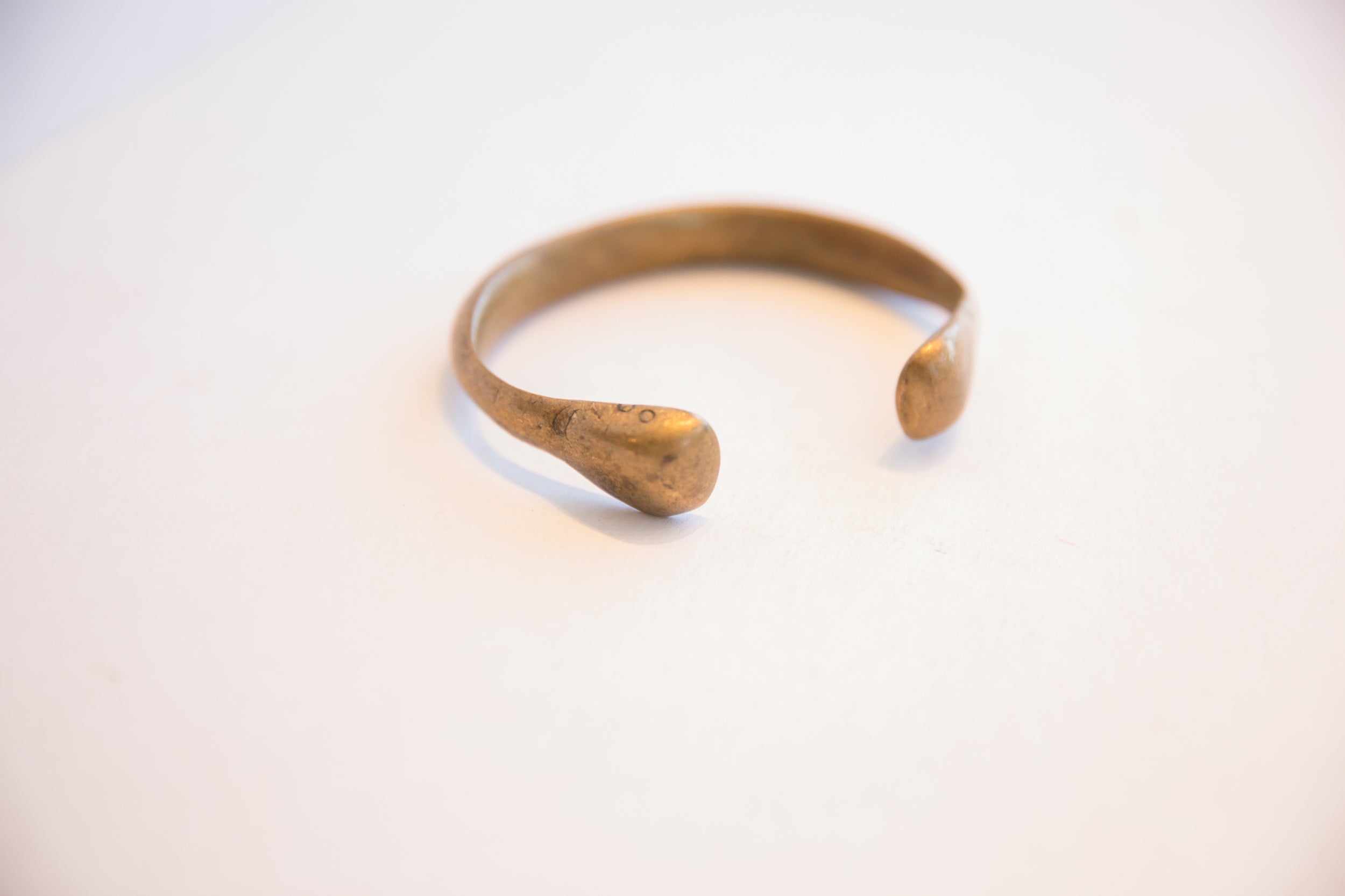 Antique African Bronze Snake Cuff Bracelet // ONH Item: ab02171, Image 1
