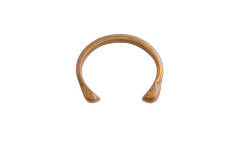 Antique African Bronze Snake Cuff Bracelet // ONH Item: ab02174