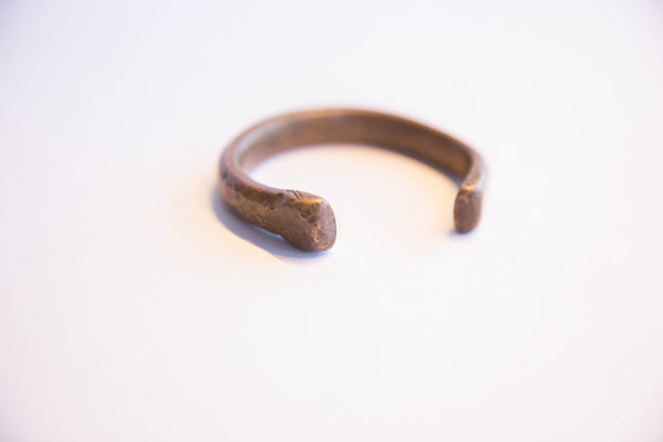 Antique African Snake Cuff Bracelet // ONH Item: ab02176, Image 4