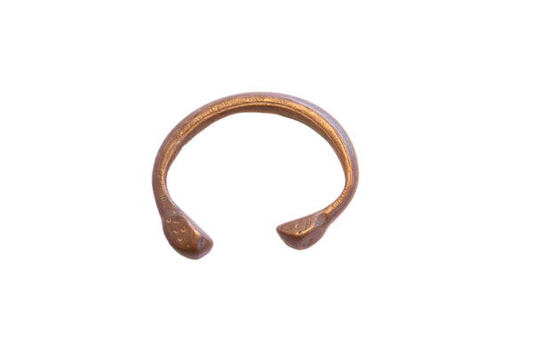Antique African Snake Cuff Bracelet // ONH Item: ab02177